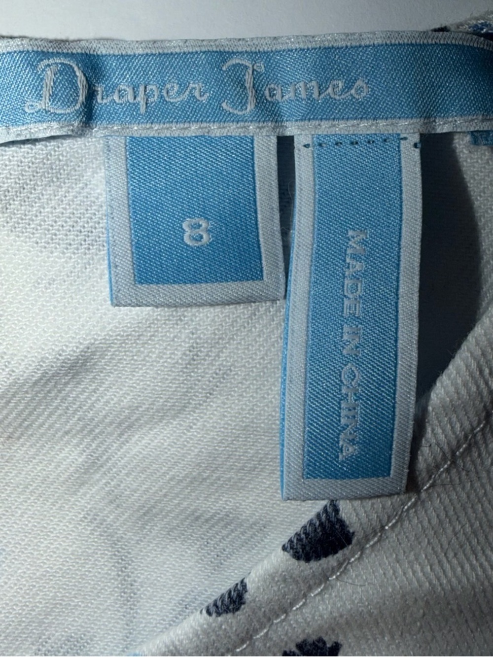 Draper James White Denim Dress Size 8 - Picture 5 of 8